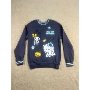 Hello Kitty and Friends Halloween Skeleton Ghost Crewneck Sweatshirt Kids XXS